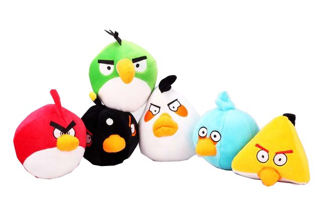 angry bird dolls